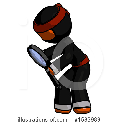 Royalty-Free (RF) Orange Design Mascot Clipart Illustration by Leo Blanchette - Stock Sample #1583989