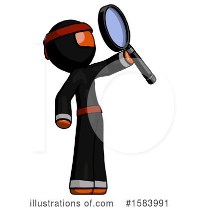 Royalty-Free (RF) Orange Design Mascot Clipart Illustration by Leo Blanchette - Stock Sample #1583991