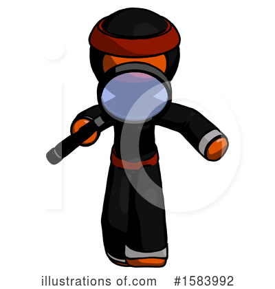 Royalty-Free (RF) Orange Design Mascot Clipart Illustration by Leo Blanchette - Stock Sample #1583992
