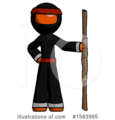 Royalty-Free (RF) Orange Design Mascot Clipart Illustration by Leo Blanchette - Stock Sample #1583995