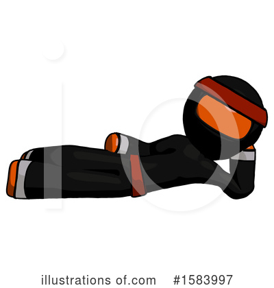 Royalty-Free (RF) Orange Design Mascot Clipart Illustration by Leo Blanchette - Stock Sample #1583997