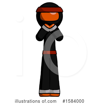 Royalty-Free (RF) Orange Design Mascot Clipart Illustration by Leo Blanchette - Stock Sample #1584000