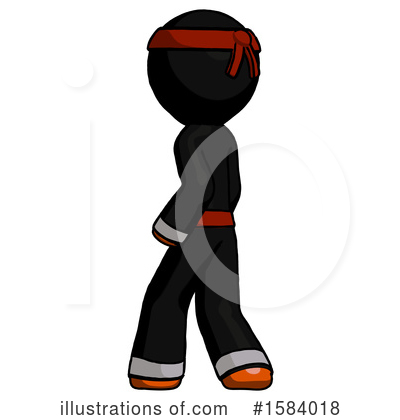 Royalty-Free (RF) Orange Design Mascot Clipart Illustration by Leo Blanchette - Stock Sample #1584018
