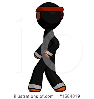 Royalty-Free (RF) Orange Design Mascot Clipart Illustration by Leo Blanchette - Stock Sample #1584019