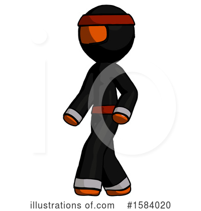 Royalty-Free (RF) Orange Design Mascot Clipart Illustration by Leo Blanchette - Stock Sample #1584020