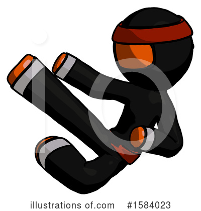 Royalty-Free (RF) Orange Design Mascot Clipart Illustration by Leo Blanchette - Stock Sample #1584023