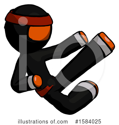 Royalty-Free (RF) Orange Design Mascot Clipart Illustration by Leo Blanchette - Stock Sample #1584025