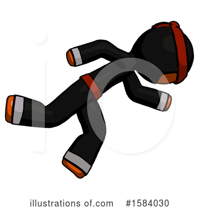 Royalty-Free (RF) Orange Design Mascot Clipart Illustration by Leo Blanchette - Stock Sample #1584030