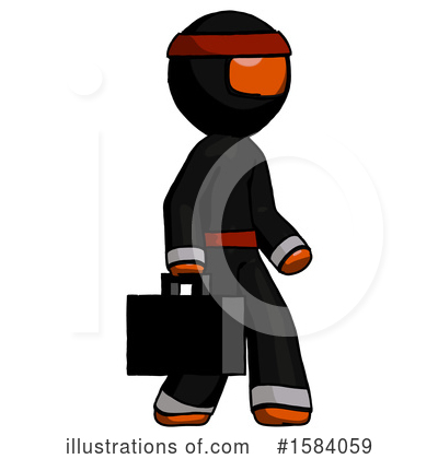 Royalty-Free (RF) Orange Design Mascot Clipart Illustration by Leo Blanchette - Stock Sample #1584059