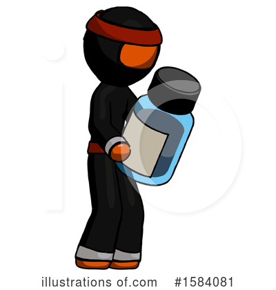 Royalty-Free (RF) Orange Design Mascot Clipart Illustration by Leo Blanchette - Stock Sample #1584081
