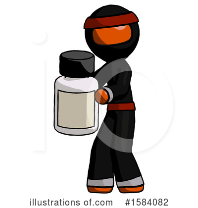 Royalty-Free (RF) Orange Design Mascot Clipart Illustration by Leo Blanchette - Stock Sample #1584082