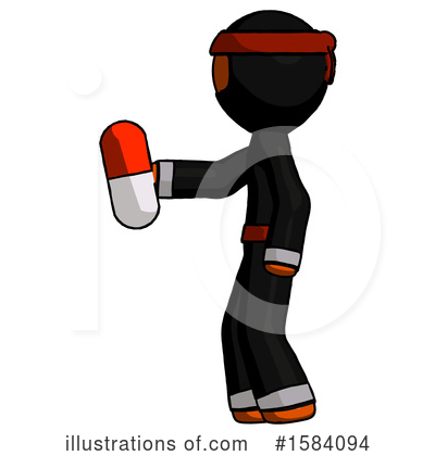 Royalty-Free (RF) Orange Design Mascot Clipart Illustration by Leo Blanchette - Stock Sample #1584094