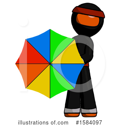 Royalty-Free (RF) Orange Design Mascot Clipart Illustration by Leo Blanchette - Stock Sample #1584097