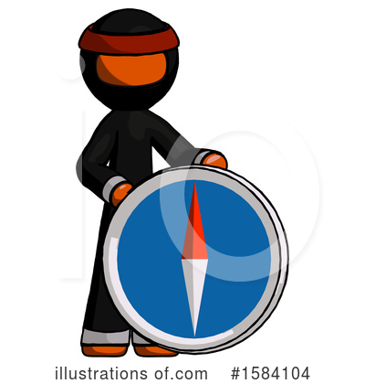 Royalty-Free (RF) Orange Design Mascot Clipart Illustration by Leo Blanchette - Stock Sample #1584104