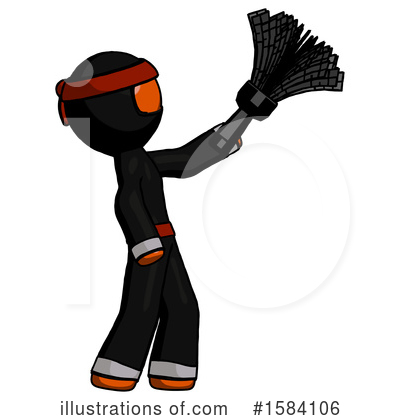 Royalty-Free (RF) Orange Design Mascot Clipart Illustration by Leo Blanchette - Stock Sample #1584106