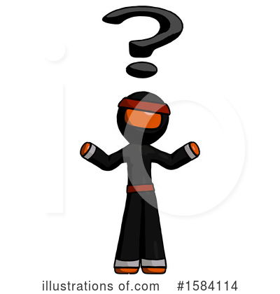 Royalty-Free (RF) Orange Design Mascot Clipart Illustration by Leo Blanchette - Stock Sample #1584114
