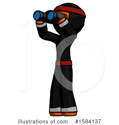 Royalty-Free (RF) Orange Design Mascot Clipart Illustration by Leo Blanchette - Stock Sample #1584137