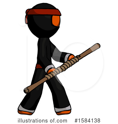 Royalty-Free (RF) Orange Design Mascot Clipart Illustration by Leo Blanchette - Stock Sample #1584138