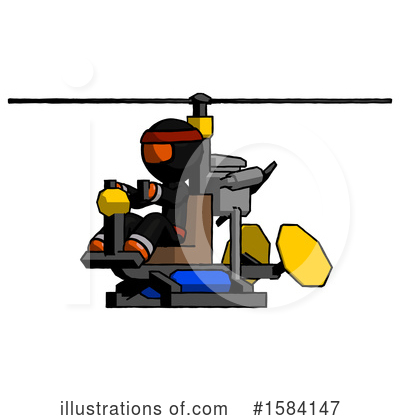 Royalty-Free (RF) Orange Design Mascot Clipart Illustration by Leo Blanchette - Stock Sample #1584147