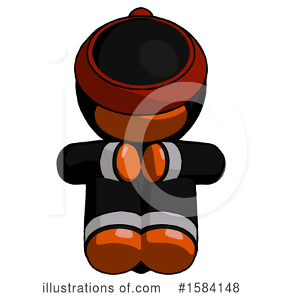 Royalty-Free (RF) Orange Design Mascot Clipart Illustration by Leo Blanchette - Stock Sample #1584148