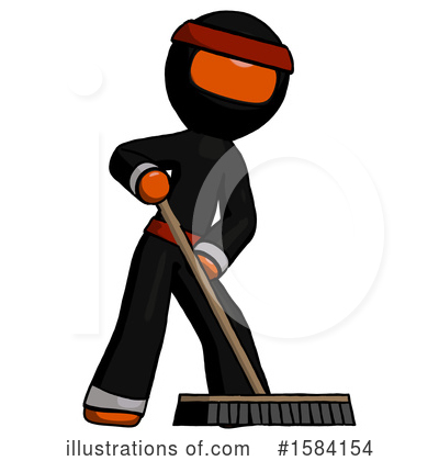 Royalty-Free (RF) Orange Design Mascot Clipart Illustration by Leo Blanchette - Stock Sample #1584154