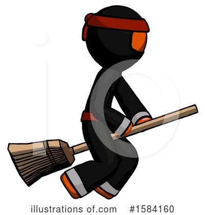 Royalty-Free (RF) Orange Design Mascot Clipart Illustration by Leo Blanchette - Stock Sample #1584160