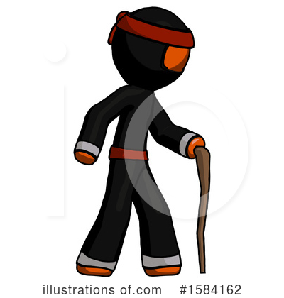 Royalty-Free (RF) Orange Design Mascot Clipart Illustration by Leo Blanchette - Stock Sample #1584162
