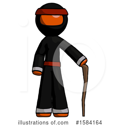 Royalty-Free (RF) Orange Design Mascot Clipart Illustration by Leo Blanchette - Stock Sample #1584164