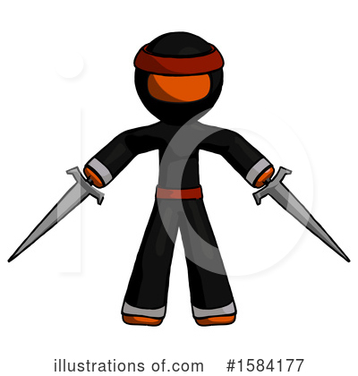 Royalty-Free (RF) Orange Design Mascot Clipart Illustration by Leo Blanchette - Stock Sample #1584177