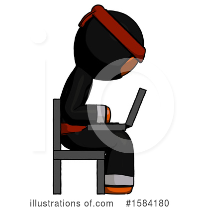 Royalty-Free (RF) Orange Design Mascot Clipart Illustration by Leo Blanchette - Stock Sample #1584180
