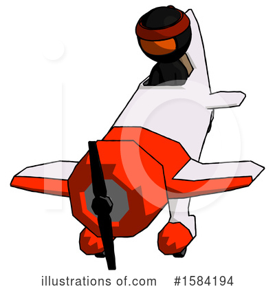Royalty-Free (RF) Orange Design Mascot Clipart Illustration by Leo Blanchette - Stock Sample #1584194