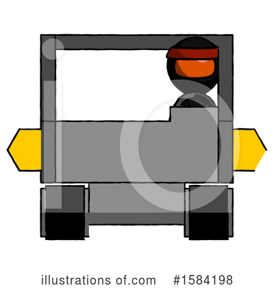 Royalty-Free (RF) Orange Design Mascot Clipart Illustration by Leo Blanchette - Stock Sample #1584198