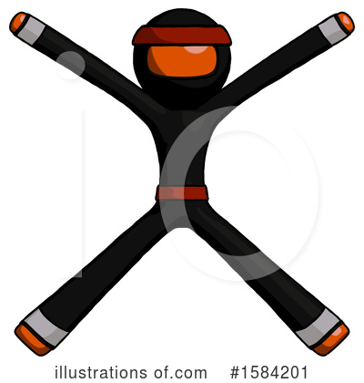 Royalty-Free (RF) Orange Design Mascot Clipart Illustration by Leo Blanchette - Stock Sample #1584201