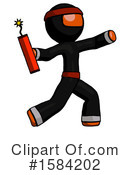 Orange Design Mascot Clipart #1584202 by Leo Blanchette