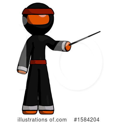 Royalty-Free (RF) Orange Design Mascot Clipart Illustration by Leo Blanchette - Stock Sample #1584204