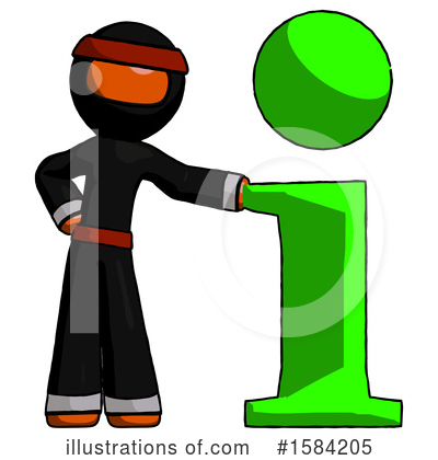 Royalty-Free (RF) Orange Design Mascot Clipart Illustration by Leo Blanchette - Stock Sample #1584205
