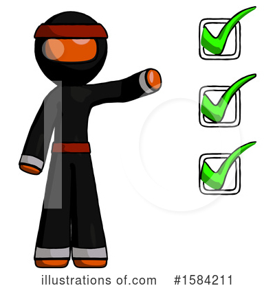 Royalty-Free (RF) Orange Design Mascot Clipart Illustration by Leo Blanchette - Stock Sample #1584211