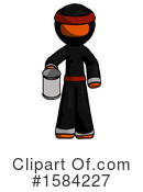 Orange Design Mascot Clipart #1584227 by Leo Blanchette