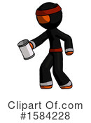 Orange Design Mascot Clipart #1584228 by Leo Blanchette