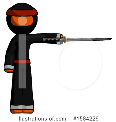 Royalty-Free (RF) Orange Design Mascot Clipart Illustration by Leo Blanchette - Stock Sample #1584229