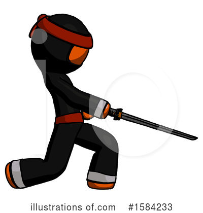Royalty-Free (RF) Orange Design Mascot Clipart Illustration by Leo Blanchette - Stock Sample #1584233