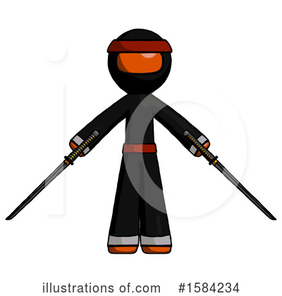 Royalty-Free (RF) Orange Design Mascot Clipart Illustration by Leo Blanchette - Stock Sample #1584234