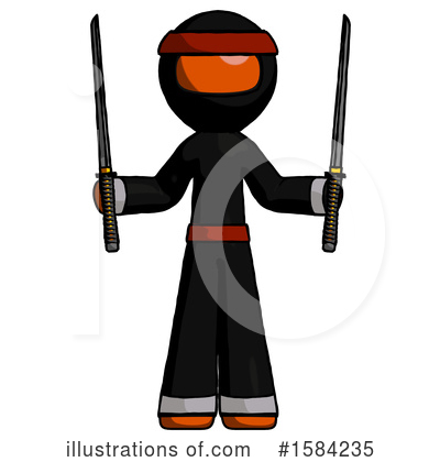 Royalty-Free (RF) Orange Design Mascot Clipart Illustration by Leo Blanchette - Stock Sample #1584235