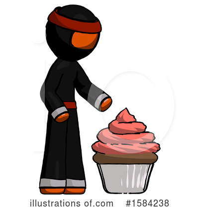 Royalty-Free (RF) Orange Design Mascot Clipart Illustration by Leo Blanchette - Stock Sample #1584238