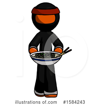 Royalty-Free (RF) Orange Design Mascot Clipart Illustration by Leo Blanchette - Stock Sample #1584243