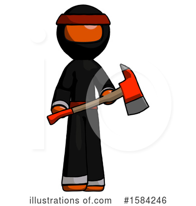 Royalty-Free (RF) Orange Design Mascot Clipart Illustration by Leo Blanchette - Stock Sample #1584246
