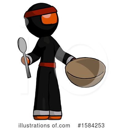 Royalty-Free (RF) Orange Design Mascot Clipart Illustration by Leo Blanchette - Stock Sample #1584253