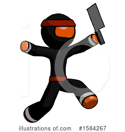 Royalty-Free (RF) Orange Design Mascot Clipart Illustration by Leo Blanchette - Stock Sample #1584267
