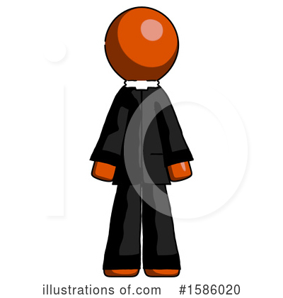 Royalty-Free (RF) Orange Design Mascot Clipart Illustration by Leo Blanchette - Stock Sample #1586020
