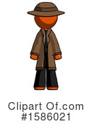 Orange Design Mascot Clipart #1586021 by Leo Blanchette